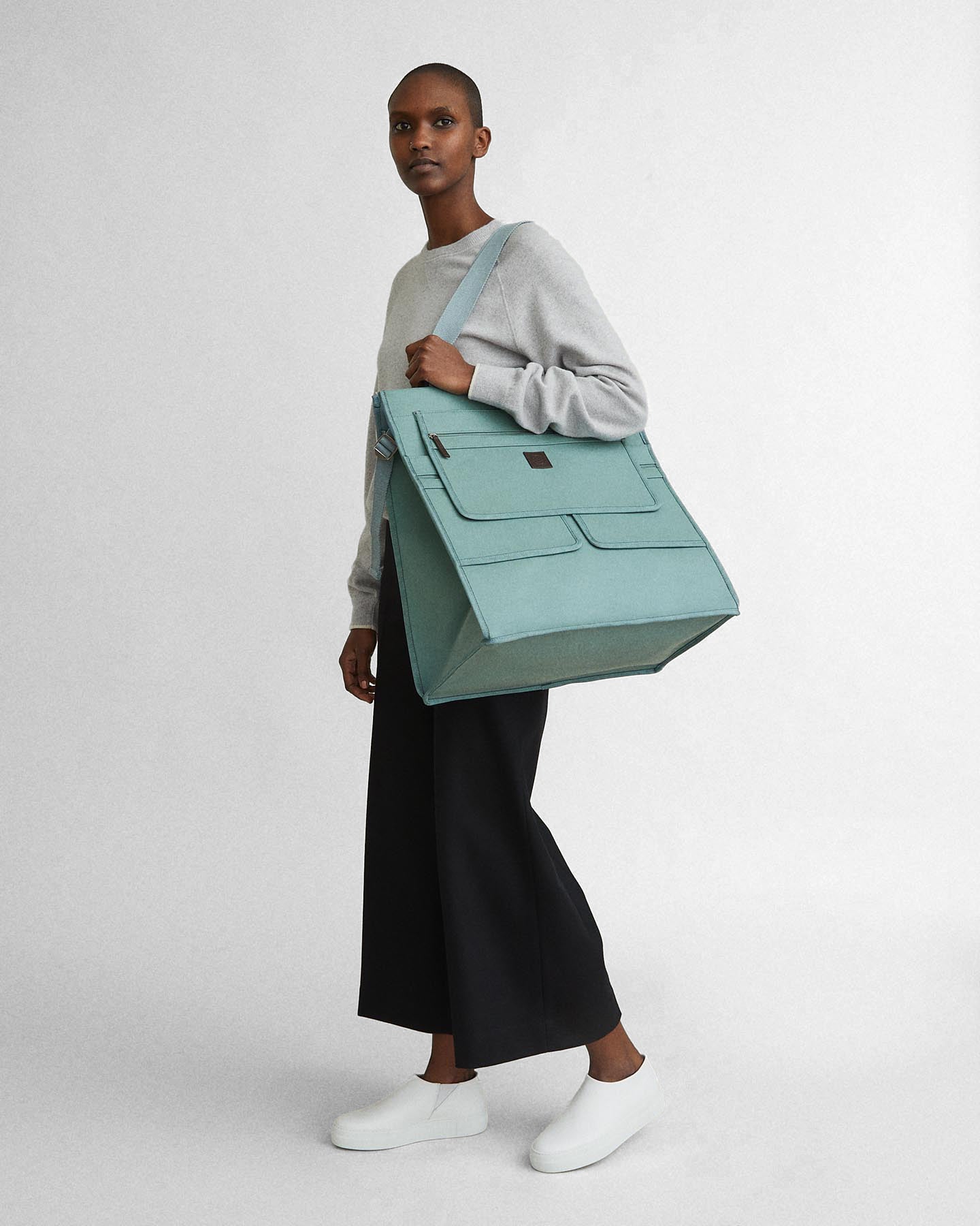 Cabas ouvert Austin en coton mélangé