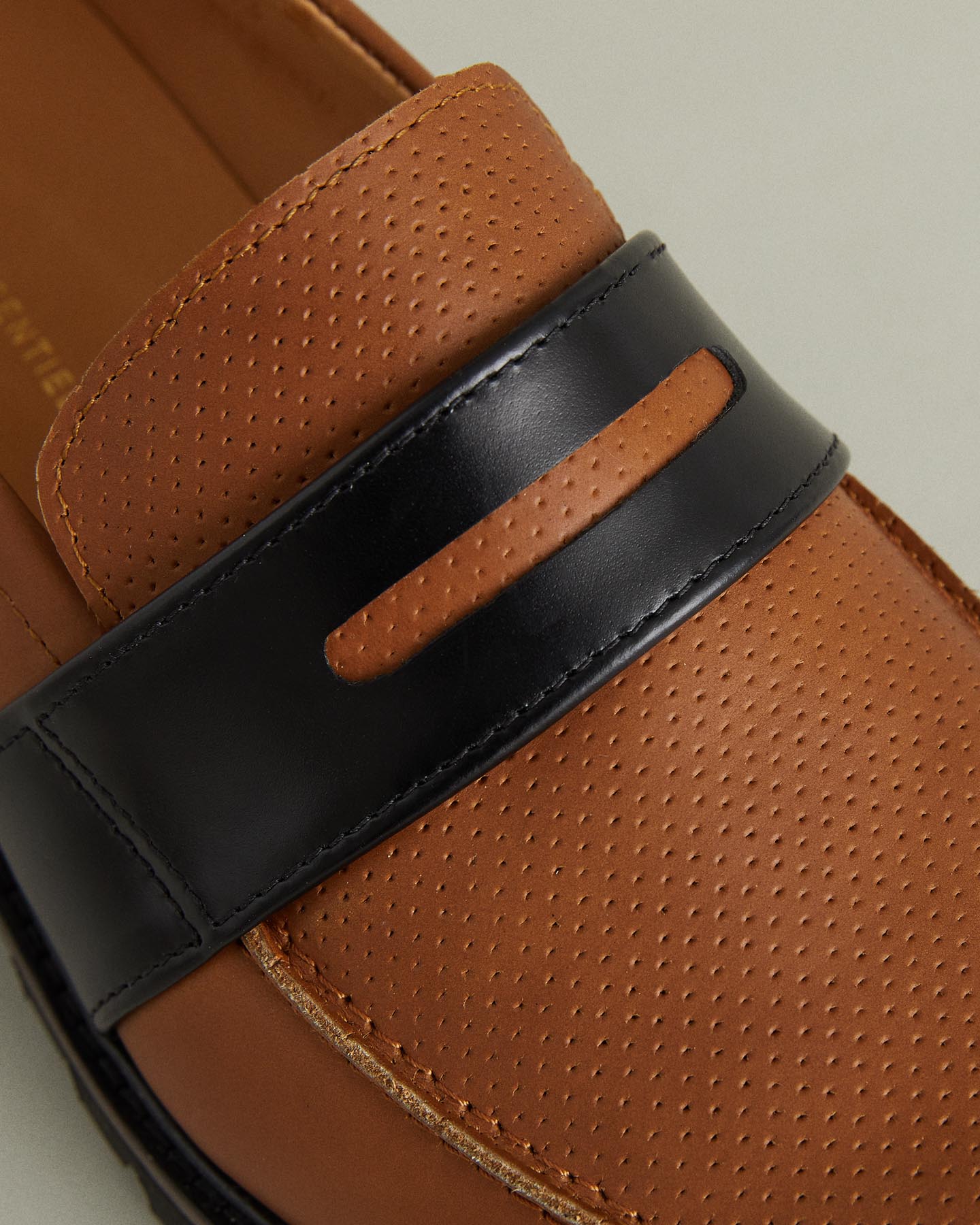 Marcos Leather Lug-Sole Loafer