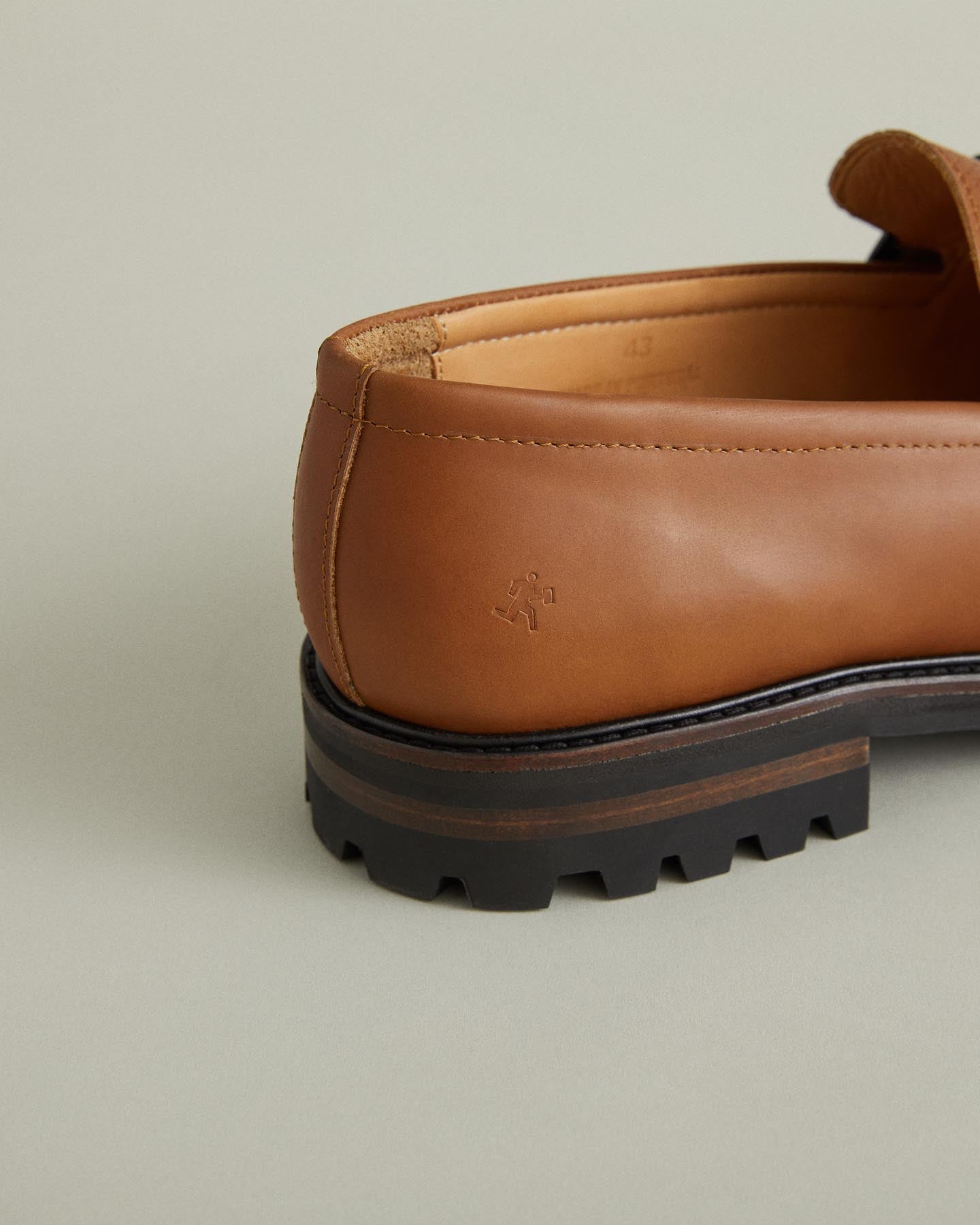 Marcos Leather Lug-Sole Loafer