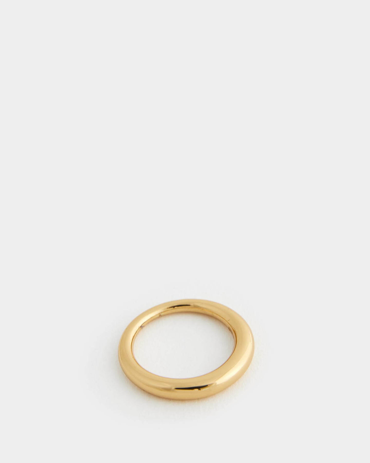 Snake Ring Thin Polished Gold